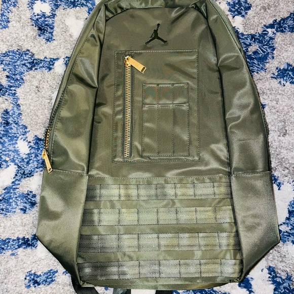 Nike Air Jordan Backpack Olive Green Boy's - Picture 8 of 8